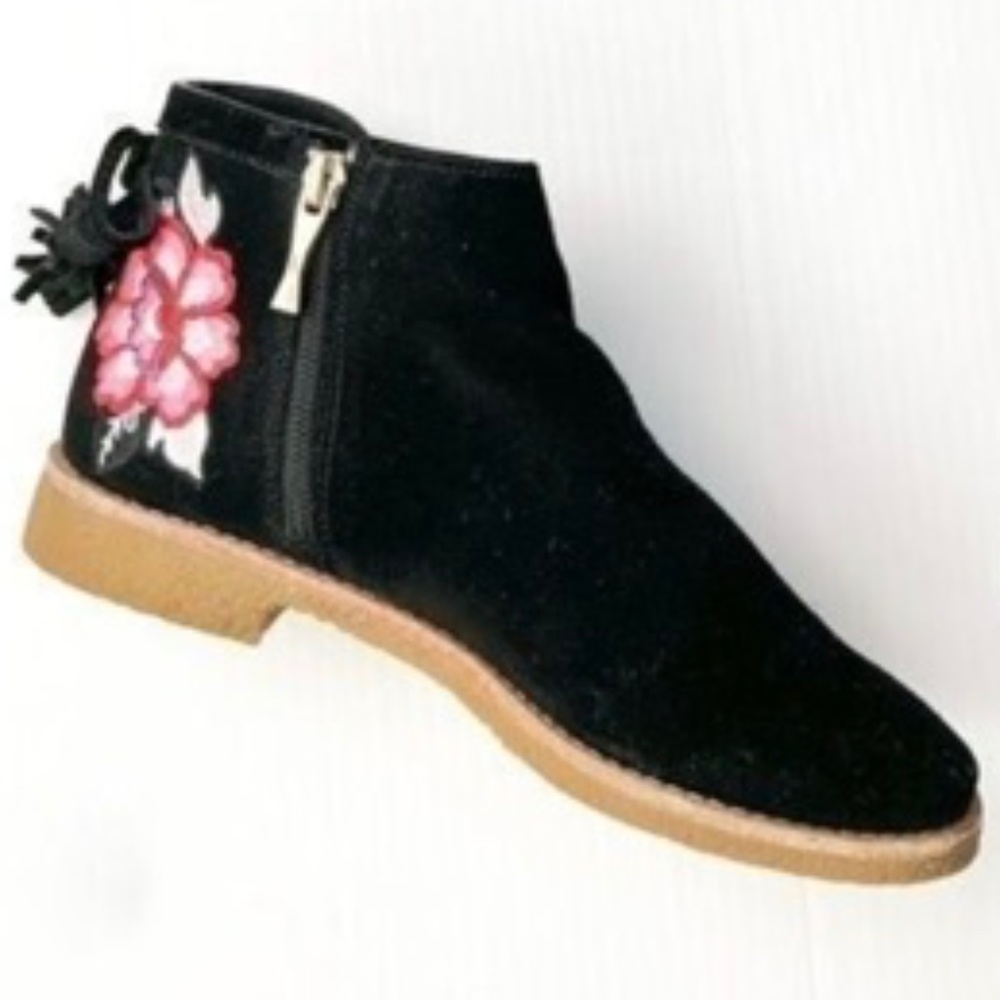 * Host Pick* Kate Spade Belleville Embroidered Floral Design Ankle Bootie
